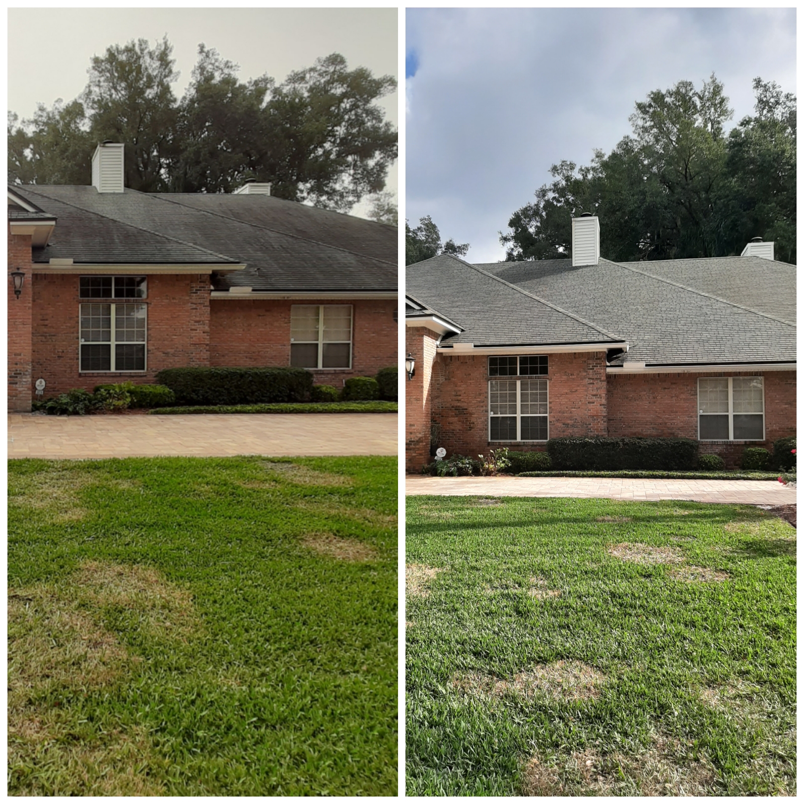 front of home before and after