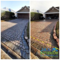 new paver sealing before and after