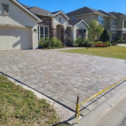 sealed paver driveway